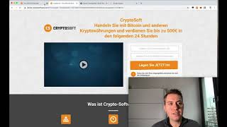 Ist Cryptosoft Betrug Erfahrungen und Test ❌ [upl. by Allevon800]