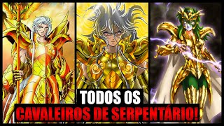 Todos os Cavaleiros de Serpentário  Ofiúco Saint Seiya  Sempre Quis Saber [upl. by Retsila901]