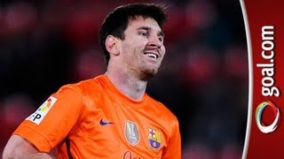 76 goals in 2012 Messi beats Peles record closes on Muellers mark [upl. by Iives]