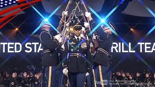 US Army Drill Team Awesome Performs  Celebrating Americas Army 2018 [upl. by Giraldo]