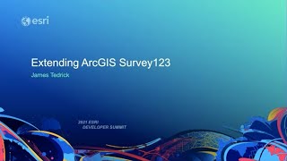 Extending ArcGIS Survey123 [upl. by Anaer809]