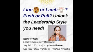 Feminine or Masculine Push or Pull  Which Leadership Style should you use [upl. by Ahsitauq]