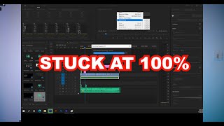 How To Fix Adobe Premiere Pro 2023 Export Stuck at 100 [upl. by Asserrac]