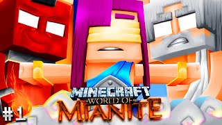 Minecraft Mianite A MYSTERIOUS NEW WORLD Ep 1 [upl. by Meggi]