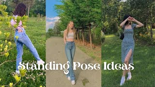 Fun Standing Poses  50 Standing Poses  Ideas For Girls Standing Poses Easy and Simple Poses [upl. by Tija]