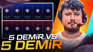 TARİHİ MAÇ  5 DEMİR VS 5 DEMİR MALKOÇ SUNUMUYLA [upl. by Adnov]