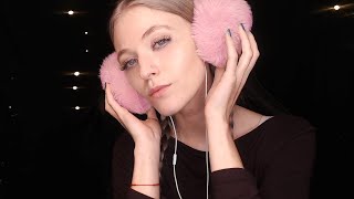 ASMR  Relaxing and tingling earmuff scratching  3DIO [upl. by Eesak]