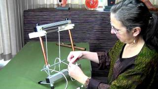 Warping a Mirrix Loom with the Extra Warping Bar Kit [upl. by Suiraj]