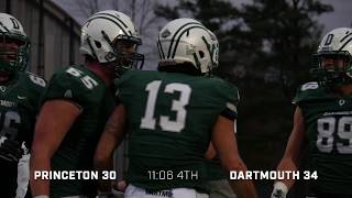 Princeton Recap 2017  Dartmouth Football [upl. by Aniale423]