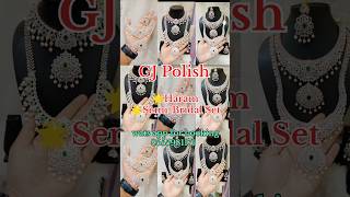 Gj Polish Jewellery in One Gram Gold shorts trending gjpolishcollection [upl. by Beatty]