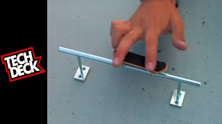 Tech Deck Tutorials Intermediate Street Tricks [upl. by Ahsym194]