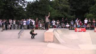 Chris Cole Cold War Tour Zero Demo at Wilson Skatepark 20130808 [upl. by Asilrak389]