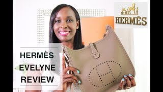 HERMES EVELYNE REVIEW 🐴👜HERMÈS EVELYNE III 29 BAG  TheLuxeBabe [upl. by Notgnihsaw602]