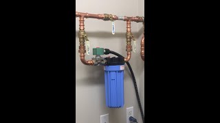 Main water filter replacement procedure [upl. by Imray580]