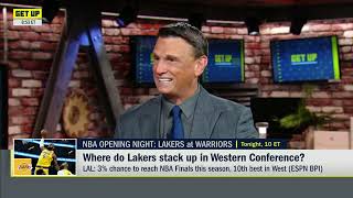 Tim Leglers expectations for the Lakers amp Nets this season 👀🍿  Get Up [upl. by Tory]