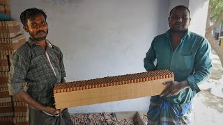 Massive 500 Sky Shots Making Process for Diwali Celebrations in Sivakasi Fireworks Factory [upl. by Aicilef]