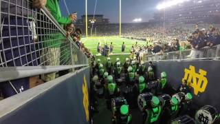 Notre Dame Band Entrance [upl. by Ophelie]