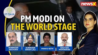 Modi Meets Macron amp Sunak At G7  The Rise Of Vishwabandhu Bharat  NewsX [upl. by Hamforrd]