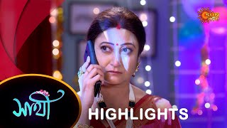 Saathi  Highlights  10 Jan 2024  Full Ep FREE on SUN NXT  Sun Bangla Serial [upl. by Yelrebmyk]