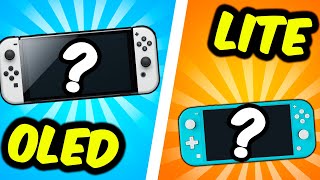 Nintendo Switch OLED vs LITE🔥 [upl. by Sharai676]