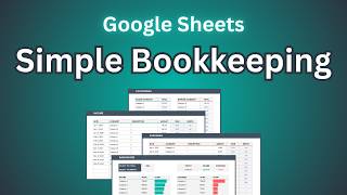 How to Make a Simple Bookkeeping Template in Google Sheets [upl. by Victorine]