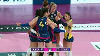 Savino del Bene Scandicci  UYBA Volley Busto Arsizio Highlights 060124 [upl. by Bartholemy]