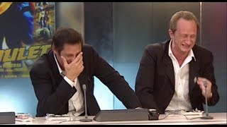 Le fou rire de Gérard Lanvin et Benoît Poelvoorde en intégralité 2002 [upl. by Horan389]