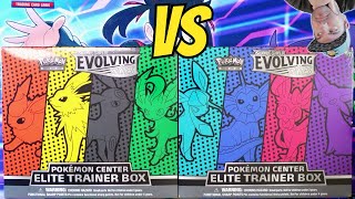 Pokemon Center Exclusive Evolving Skies Elite Trainer Boxes Opened [upl. by Omora]