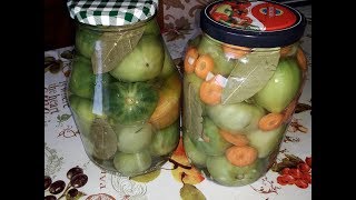 2 Receta Domate Turshi Te Shendetshme Pa Konzervanse Pickled Green Tomatoes [upl. by Enined]