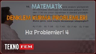 YGSLYS MATEMATİK  Hız Problemleri 4 [upl. by Irbmac285]