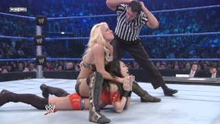 WWE Smackdown Divas Championship Maryse vs Gail Kim HD [upl. by Brenan]