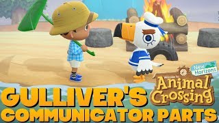 Animal Crossing New Horizons  Finding Gullivers Communicator Parts [upl. by Evilo944]