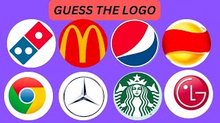 Guess the Logo in 3 seconds l Can you Guess the Top 10 Logos [upl. by Orvah]