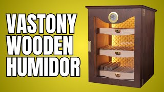 LED Cigar Humidor Review VASTONY [upl. by Naeerb]