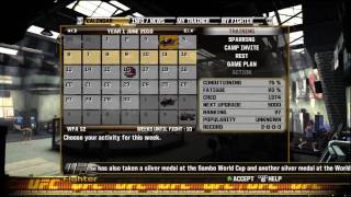 UFC Undisputed 2010  Career  Create a Fighter CAF Menu [upl. by Valsimot]