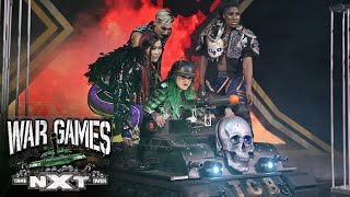 Team Shotzi arrives with a newandimproved tank NXT TakeOver WarGames WWE Network Exclusive [upl. by Anela]