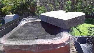 Chimney cap installation [upl. by Anavoj1]