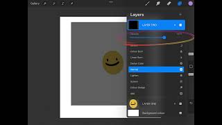 How to change opacity in Procreate in 14 seconds [upl. by Eivod]