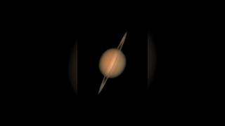 Saturn through my telescope 🔭🪐 shorts astronomy [upl. by Aryl]