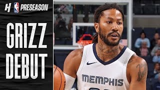 Derrick Rose MAKES HIS GRIZZLIES DEBUT 13 PTS vs Pacers 🔥 [upl. by Clementis]