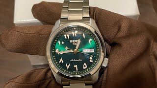 Seiko 5 Arabic green dial SRPH49K1 [upl. by Barbabas731]