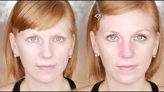 LASH amp BROW TINTING AT HOME  NATURAL RESULTS  BETTER OFF RED [upl. by Nnylkoorb]