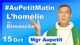 Homélie du Dimanche 15 Octobre  Avec Mgr Aupetit [upl. by Ailaham]