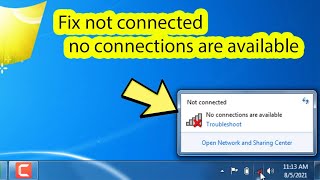 laptop wifi connection problem  How to enable wireless network connection in Windows 7 [upl. by Liamsi]