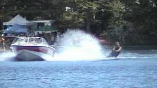 New England INT Waterski Slalom Tourney 2006  Chris Rossi amp Jamie Beauchesne [upl. by Lindsay]