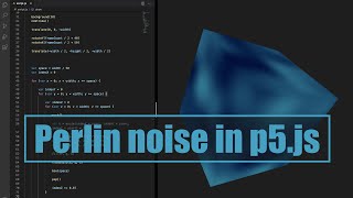 Perlin noise in 1D 2D and 3D in p5js  Tutorial 8 [upl. by Azilanna]