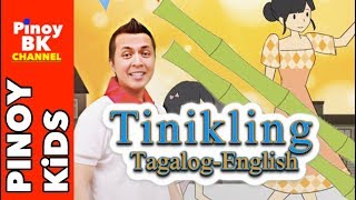 Tinikling Song EnglishTagalog Pinoy BK Channel🇵🇭  FOLK SONGS FOR KIDS AWITING PAMBATA [upl. by Enailuj]