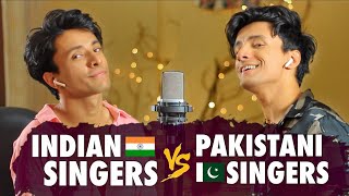 Indian Singers vs Pakistani Singers SING OFF by Aksh Baghla [upl. by Cassell571]