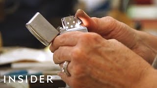 How Zippo Lighters Are Made  The Making Of [upl. by Ahsac473]