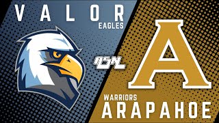 PLAYOFFS RD 3  Arapahoe  Valor Christian  Boys Varsity Lacrosse 51723 [upl. by Sueddaht285]